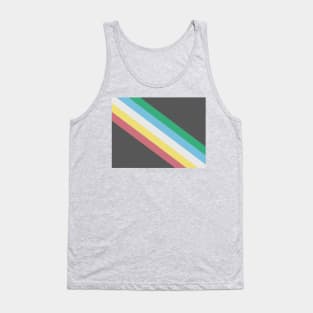 Disability Pride Flag - Image Only Tank Top